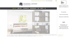 Desktop Screenshot of ergonomie-und-wohnen.de