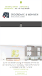 Mobile Screenshot of ergonomie-und-wohnen.de